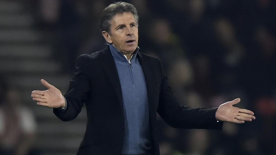 Leicester manager Claude Puel